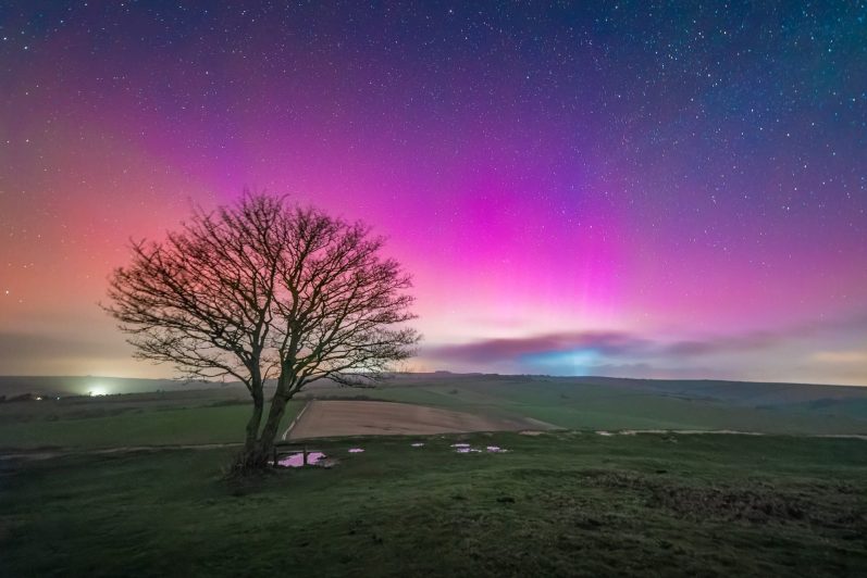 Aurora over Worthing