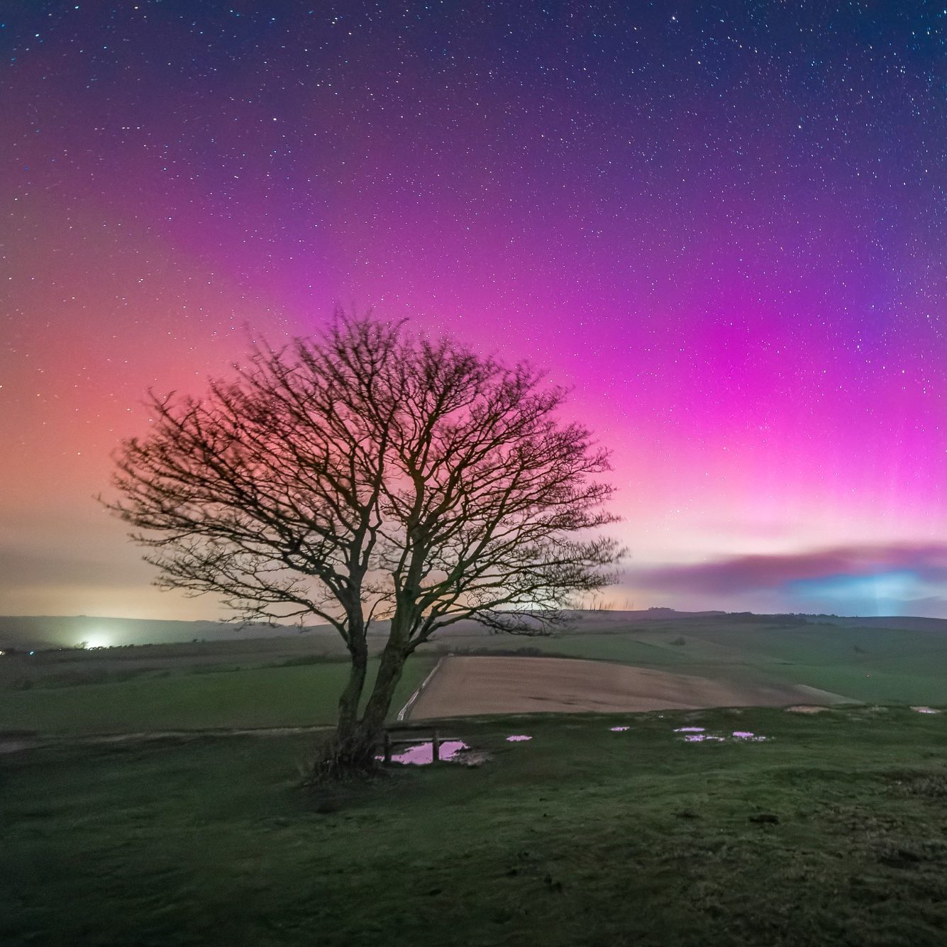 Aurora Borealis over Worthing